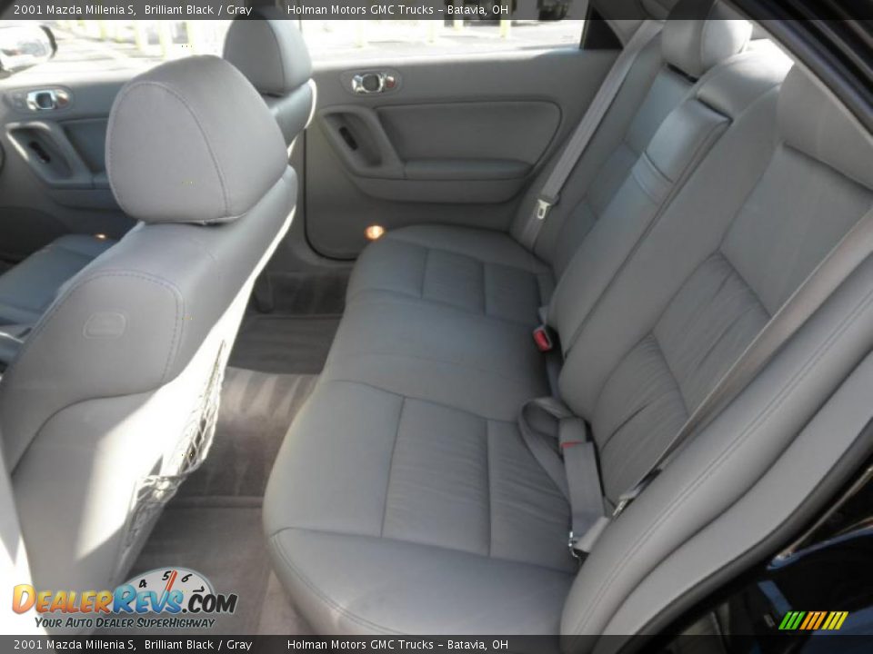 2001 Mazda Millenia S Brilliant Black / Gray Photo #15
