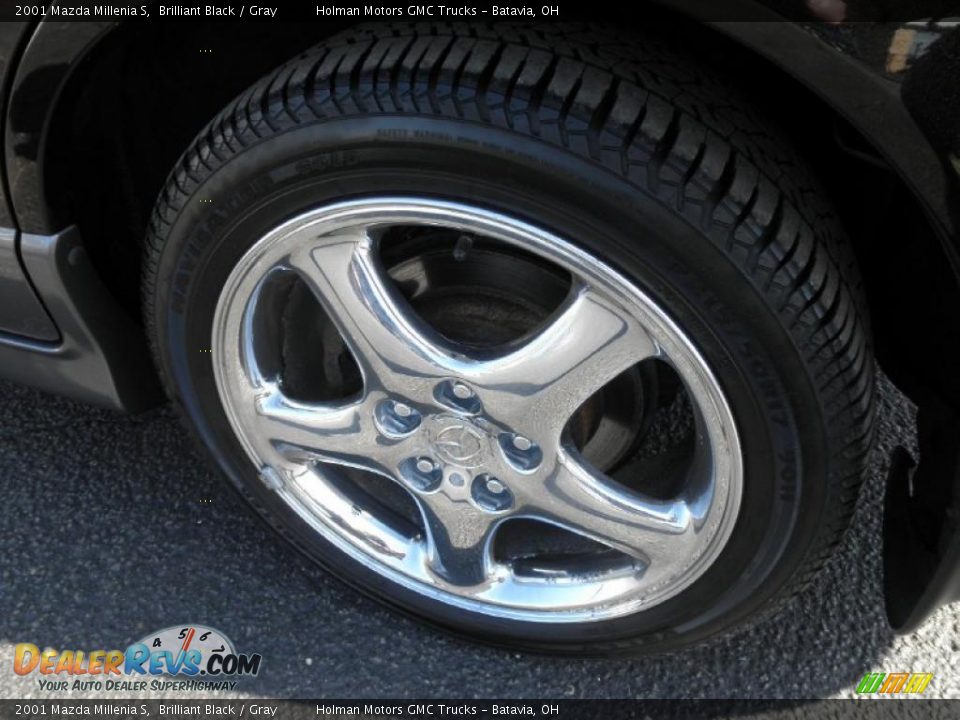 2001 Mazda Millenia S Brilliant Black / Gray Photo #16