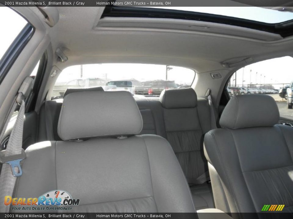2001 Mazda Millenia S Brilliant Black / Gray Photo #20