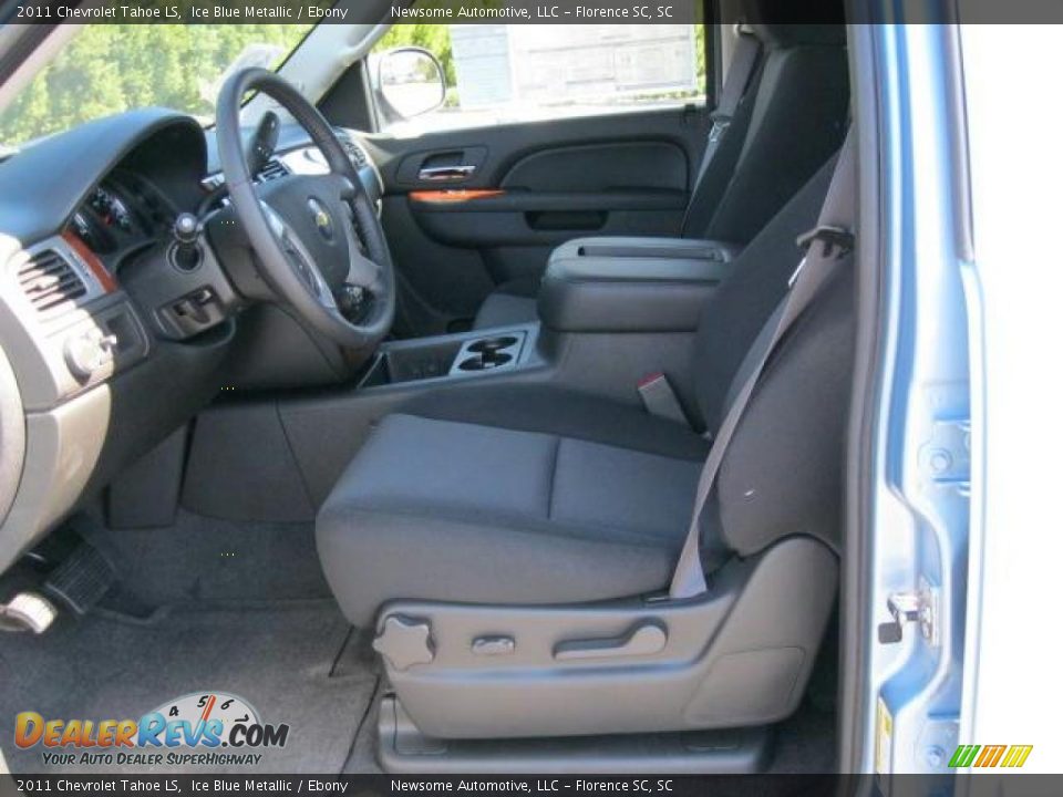 Ebony Interior - 2011 Chevrolet Tahoe LS Photo #5
