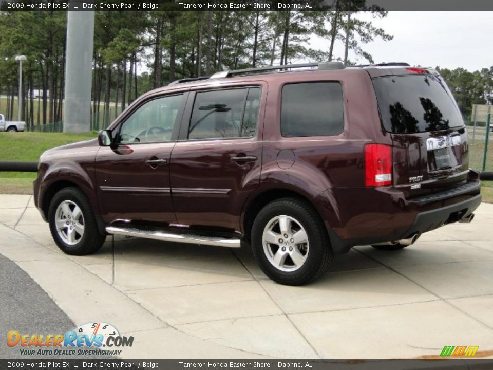 2009 Dark cherry pearl honda pilot #7