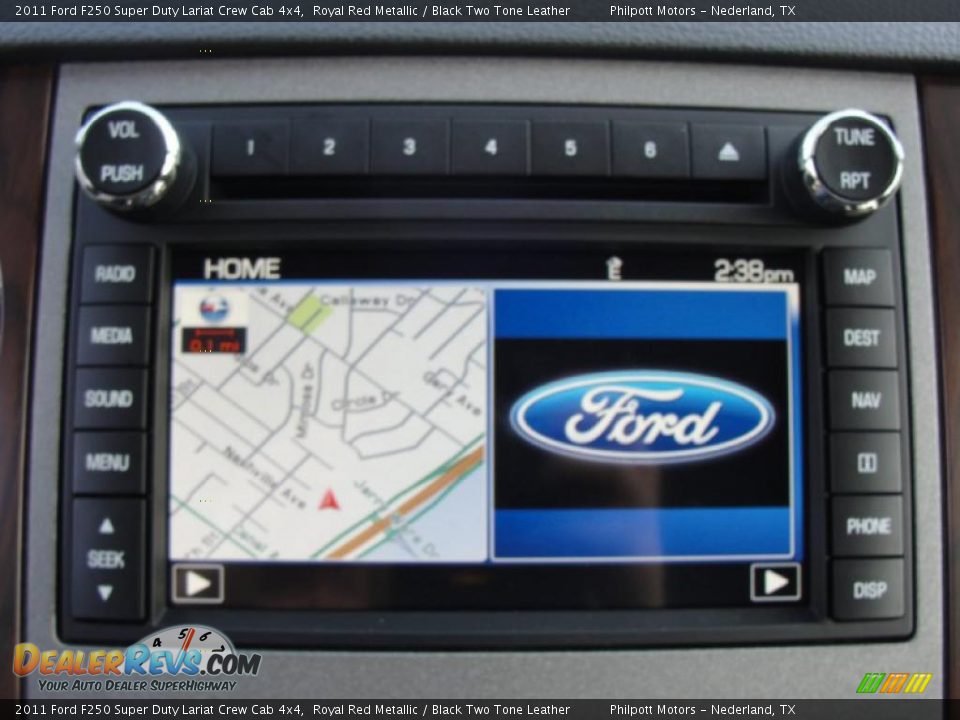Navigation of 2011 Ford F250 Super Duty Lariat Crew Cab 4x4 Photo #30