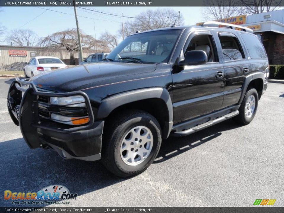 2004 Chevrolet Tahoe LT 4x4 Black / Tan/Neutral Photo #1