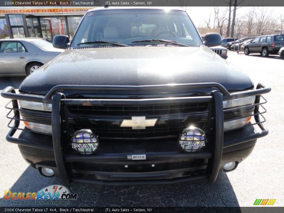 2004 Chevrolet Tahoe LT 4x4 Black / Tan/Neutral Photo #2