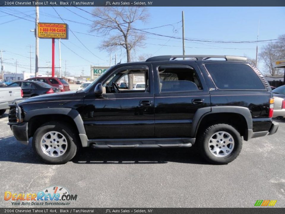 2004 Chevrolet Tahoe LT 4x4 Black / Tan/Neutral Photo #3