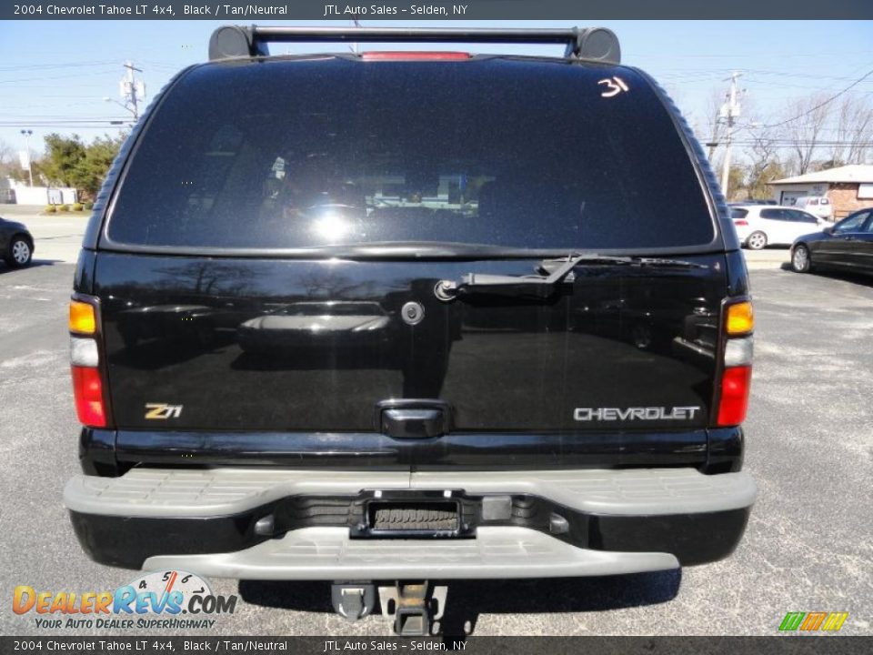 2004 Chevrolet Tahoe LT 4x4 Black / Tan/Neutral Photo #5