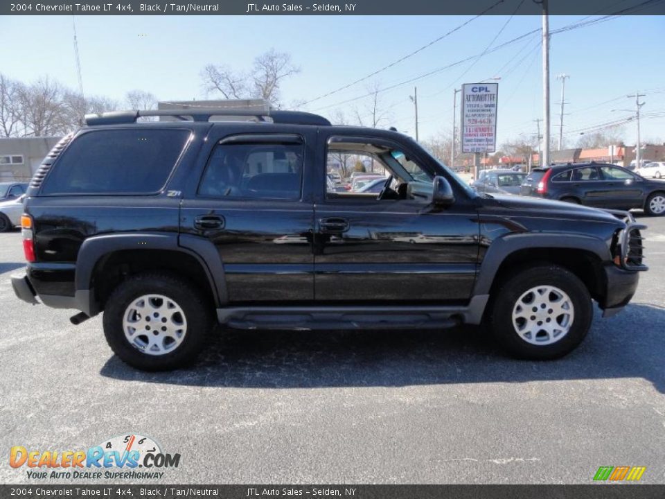 2004 Chevrolet Tahoe LT 4x4 Black / Tan/Neutral Photo #7