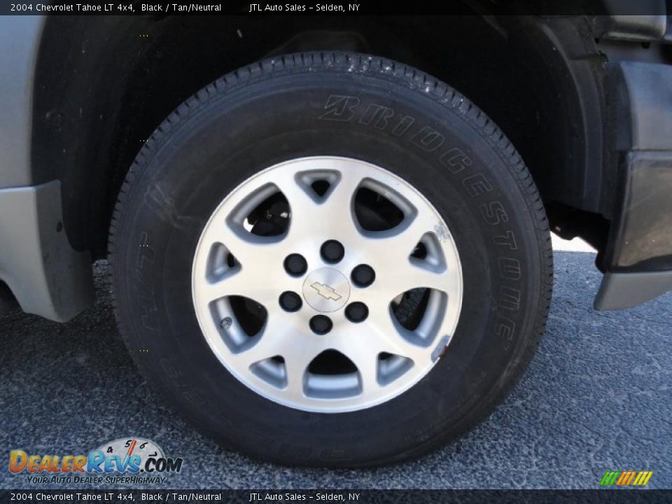 2004 Chevrolet Tahoe LT 4x4 Black / Tan/Neutral Photo #9