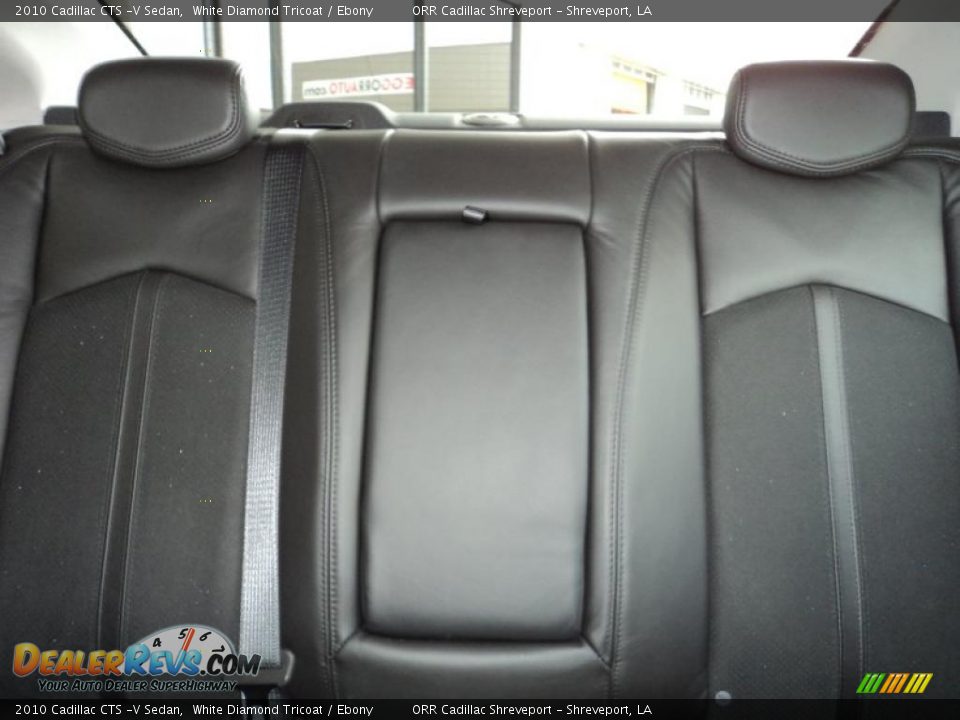 2010 Cadillac CTS -V Sedan White Diamond Tricoat / Ebony Photo #7