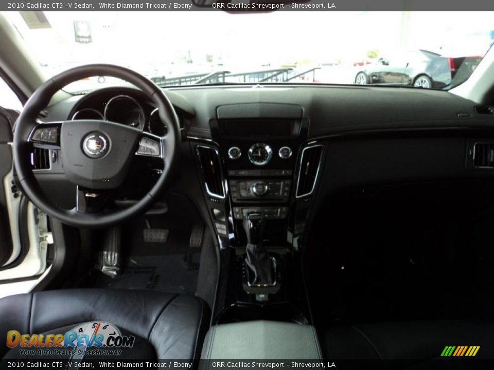 Ebony Interior - 2010 Cadillac CTS -V Sedan Photo #10