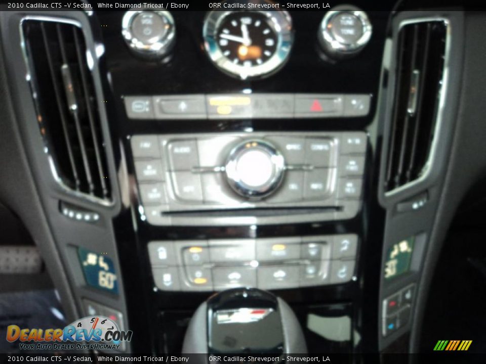 2010 Cadillac CTS -V Sedan White Diamond Tricoat / Ebony Photo #15