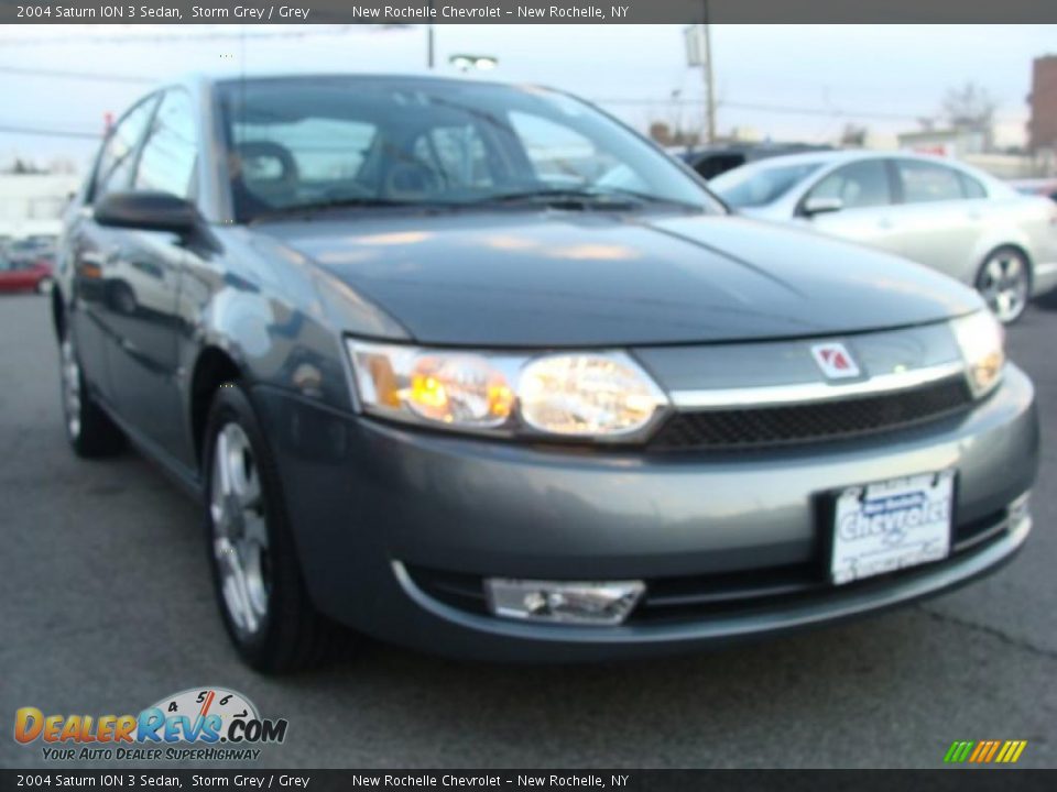 2004 Saturn ION 3 Sedan Storm Grey / Grey Photo #3