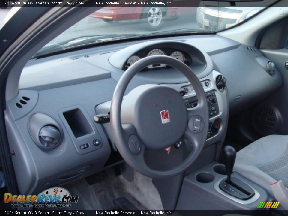 Grey Interior - 2004 Saturn ION 3 Sedan Photo #12