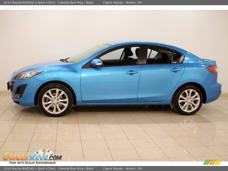 Celestial Blue Mica 2010 Mazda MAZDA3 s Sport 4 Door Photo #4