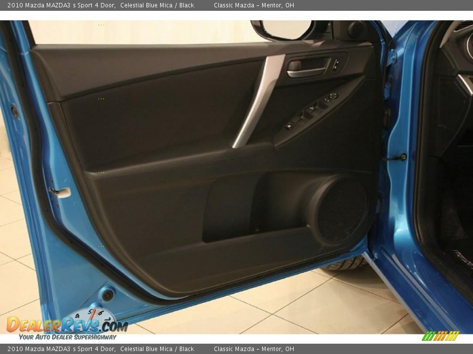2010 Mazda MAZDA3 s Sport 4 Door Celestial Blue Mica / Black Photo #5