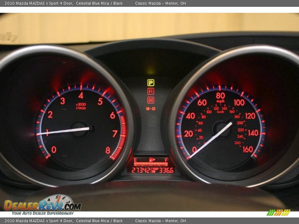 2010 Mazda MAZDA3 s Sport 4 Door Gauges Photo #9