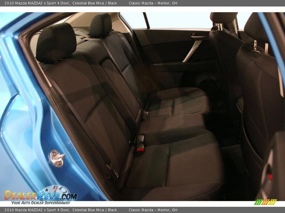 2010 Mazda MAZDA3 s Sport 4 Door Celestial Blue Mica / Black Photo #16