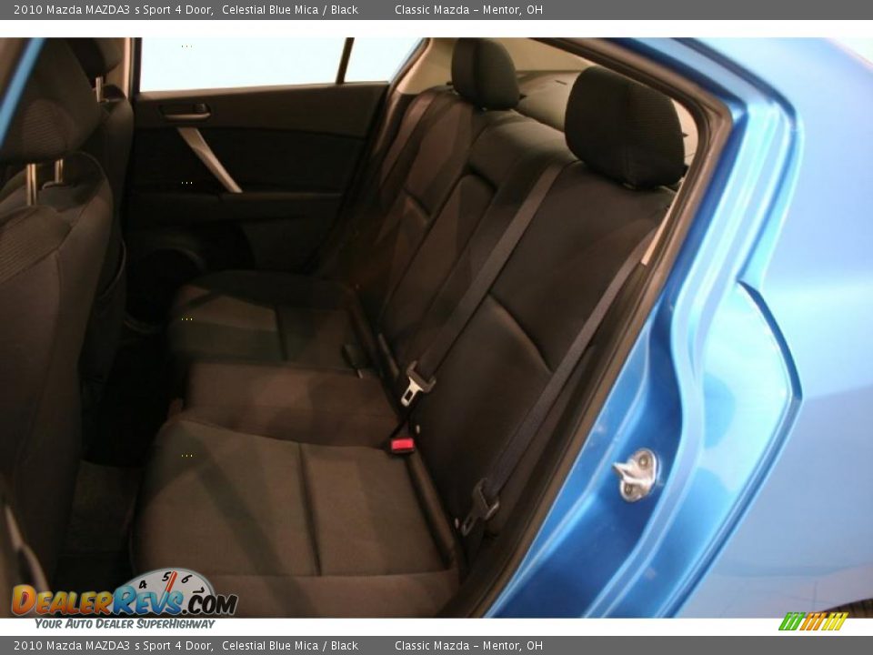 2010 Mazda MAZDA3 s Sport 4 Door Celestial Blue Mica / Black Photo #17