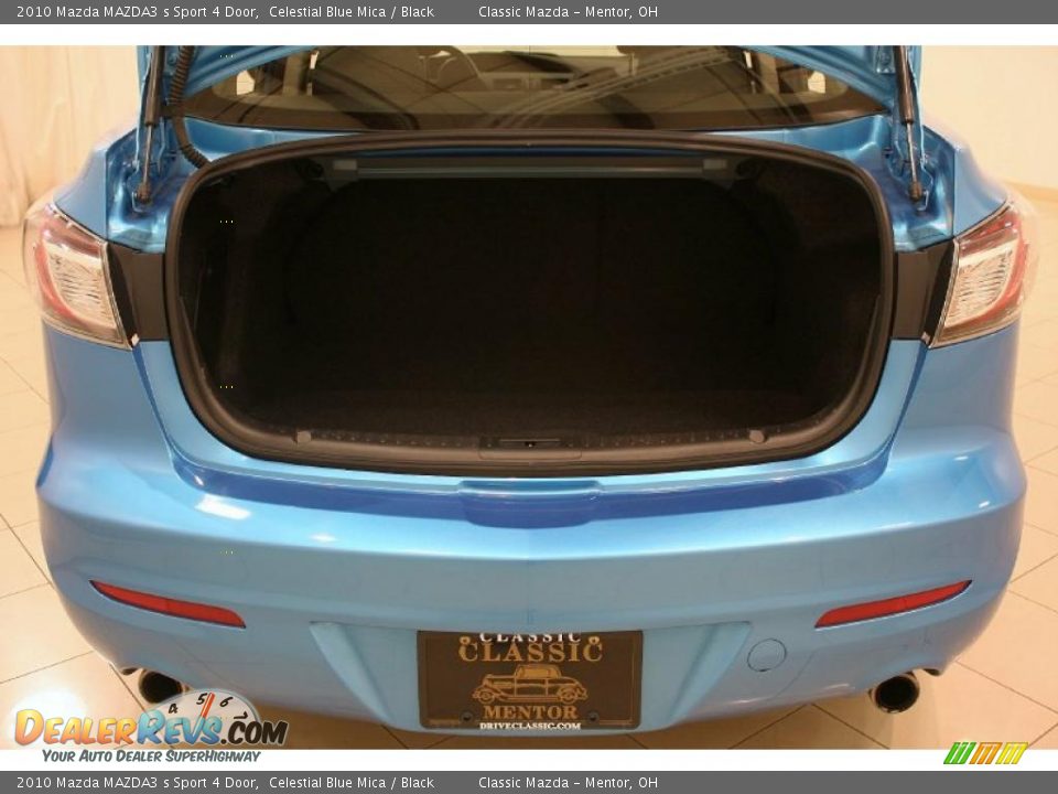 2010 Mazda MAZDA3 s Sport 4 Door Celestial Blue Mica / Black Photo #19