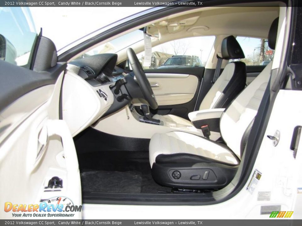 2012 Volkswagen CC Sport Candy White / Black/Cornsilk Beige Photo #3