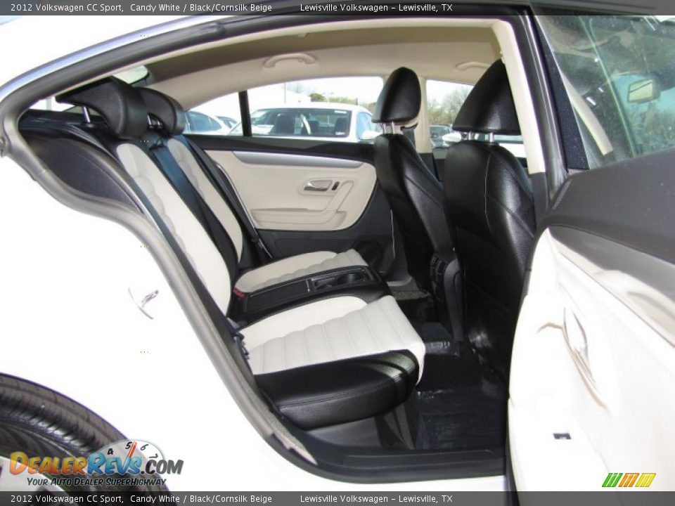 2012 Volkswagen CC Sport Candy White / Black/Cornsilk Beige Photo #4