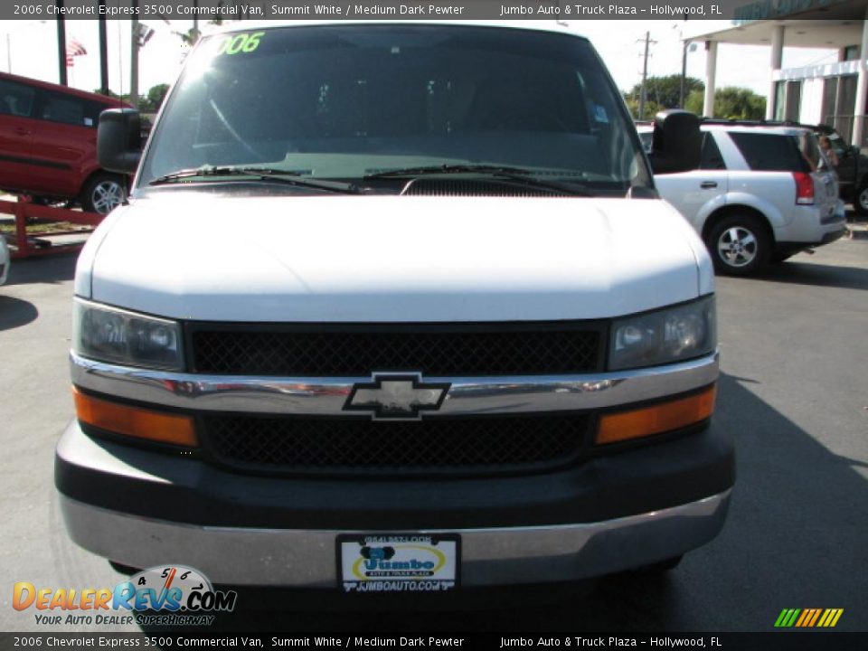 2006 Chevrolet Express 3500 Commercial Van Summit White / Medium Dark Pewter Photo #3