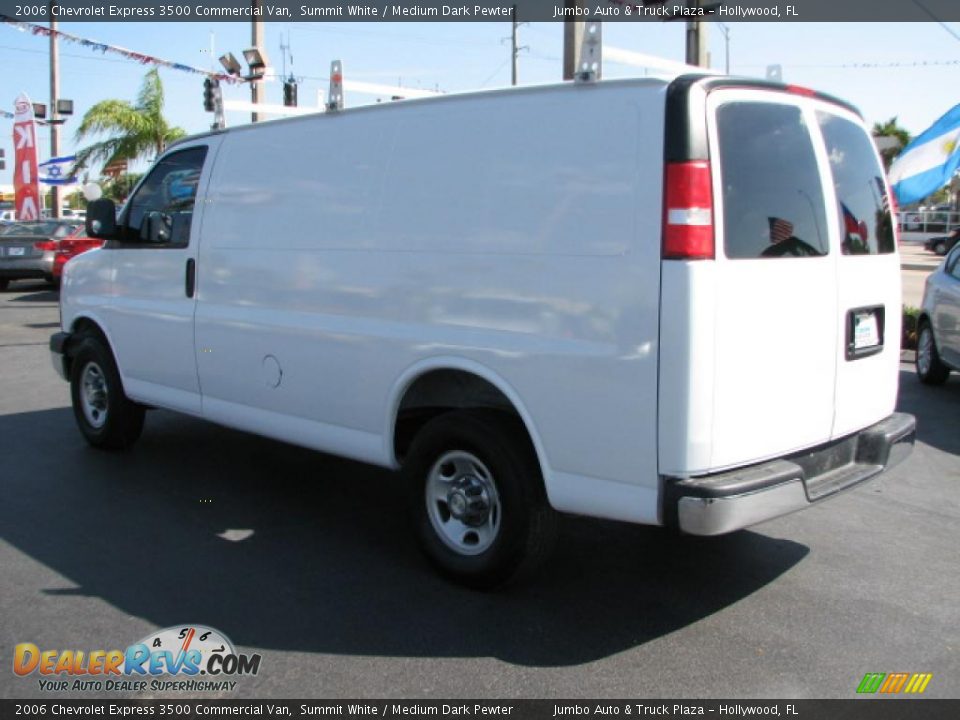 2006 Chevrolet Express 3500 Commercial Van Summit White / Medium Dark Pewter Photo #8