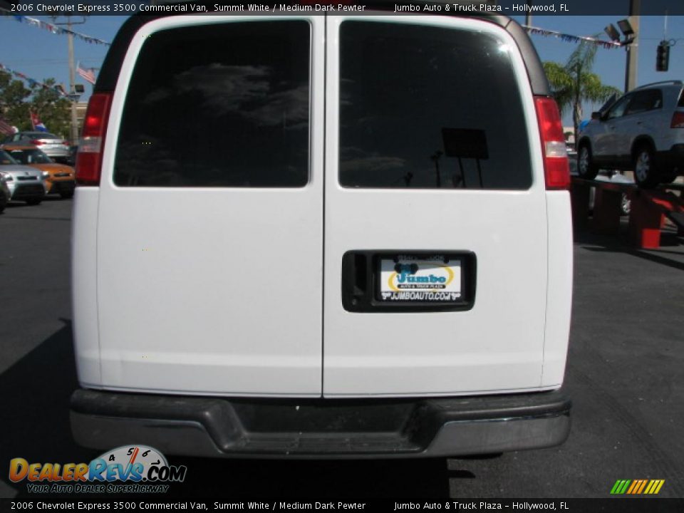 2006 Chevrolet Express 3500 Commercial Van Summit White / Medium Dark Pewter Photo #10