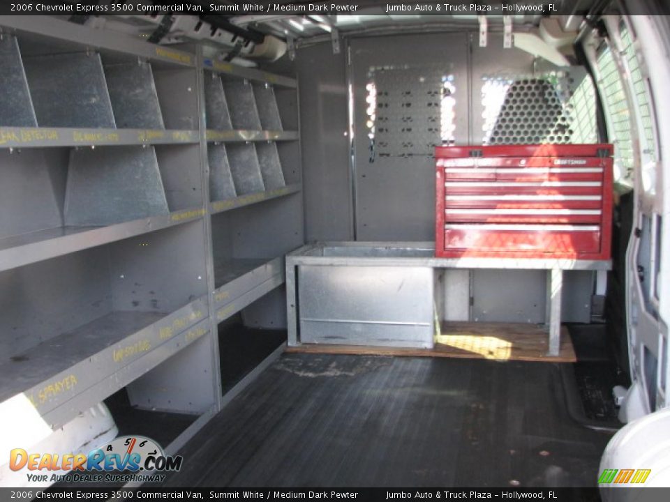 2006 Chevrolet Express 3500 Commercial Van Summit White / Medium Dark Pewter Photo #11