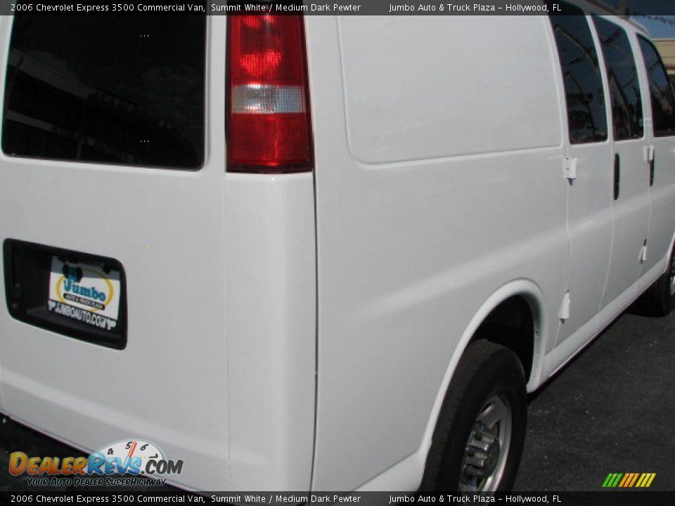 2006 Chevrolet Express 3500 Commercial Van Summit White / Medium Dark Pewter Photo #12