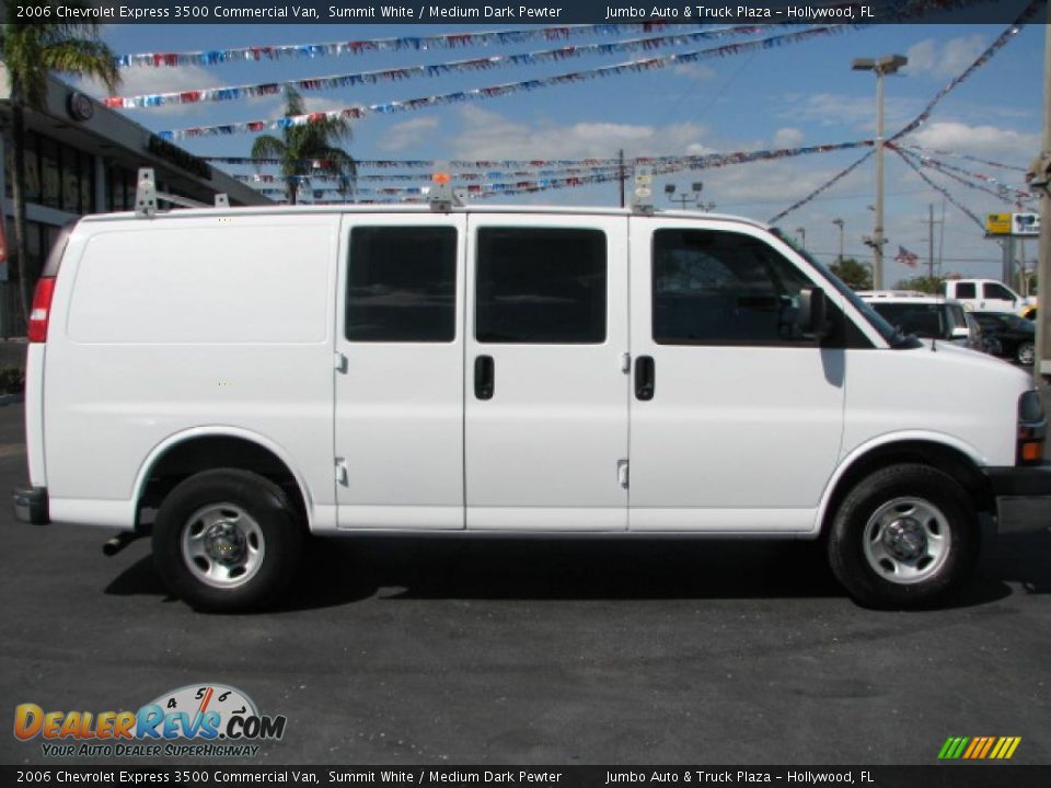 2006 Chevrolet Express 3500 Commercial Van Summit White / Medium Dark Pewter Photo #14