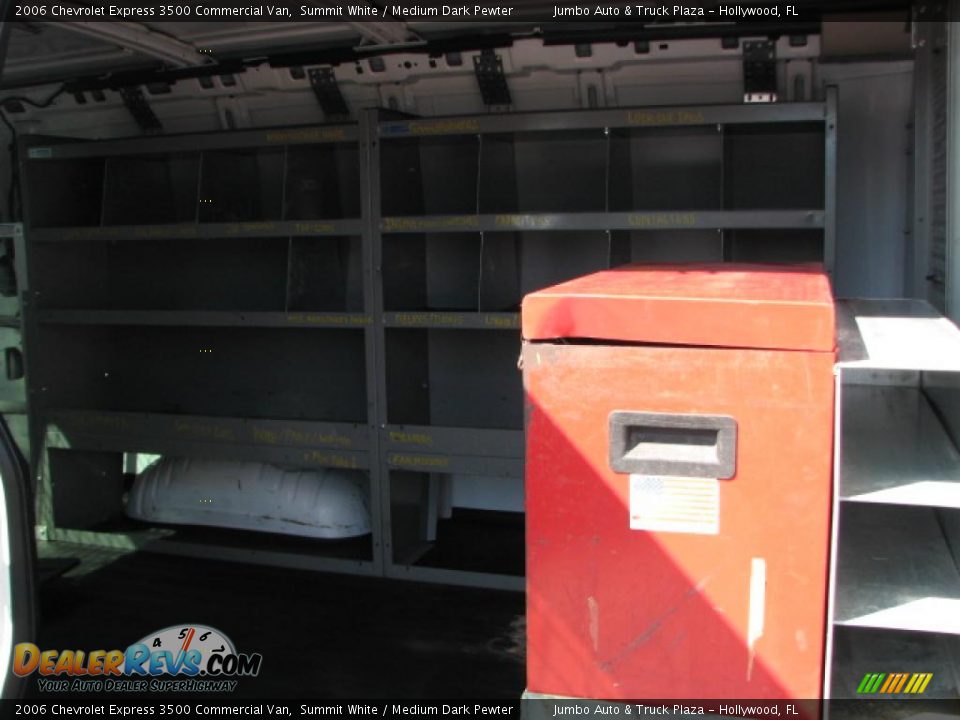 2006 Chevrolet Express 3500 Commercial Van Summit White / Medium Dark Pewter Photo #16