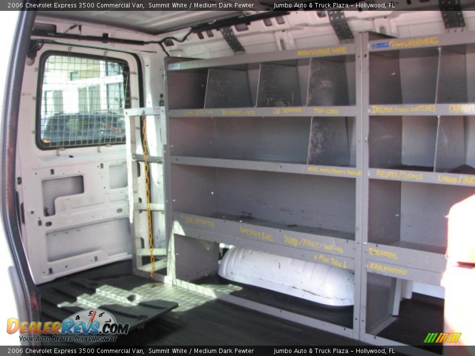 2006 Chevrolet Express 3500 Commercial Van Summit White / Medium Dark Pewter Photo #17