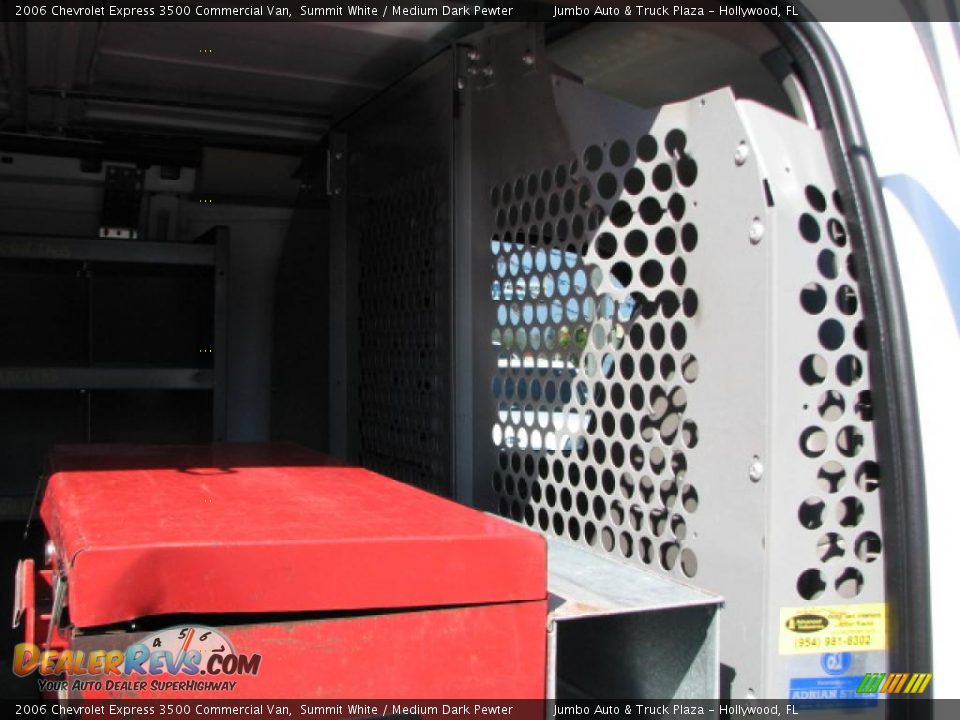 2006 Chevrolet Express 3500 Commercial Van Summit White / Medium Dark Pewter Photo #18