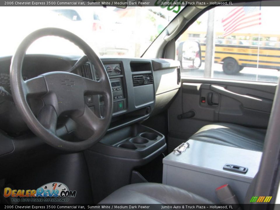 2006 Chevrolet Express 3500 Commercial Van Summit White / Medium Dark Pewter Photo #22