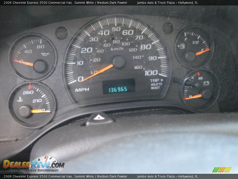 2006 Chevrolet Express 3500 Commercial Van Summit White / Medium Dark Pewter Photo #23