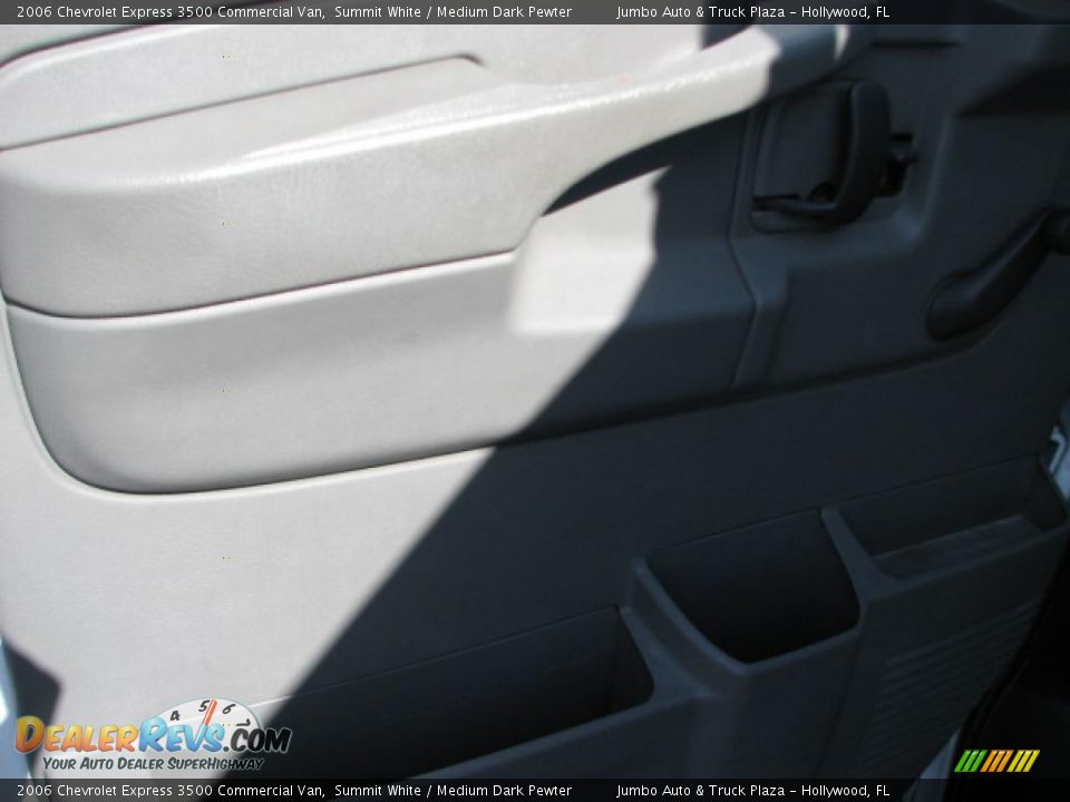 2006 Chevrolet Express 3500 Commercial Van Summit White / Medium Dark Pewter Photo #24