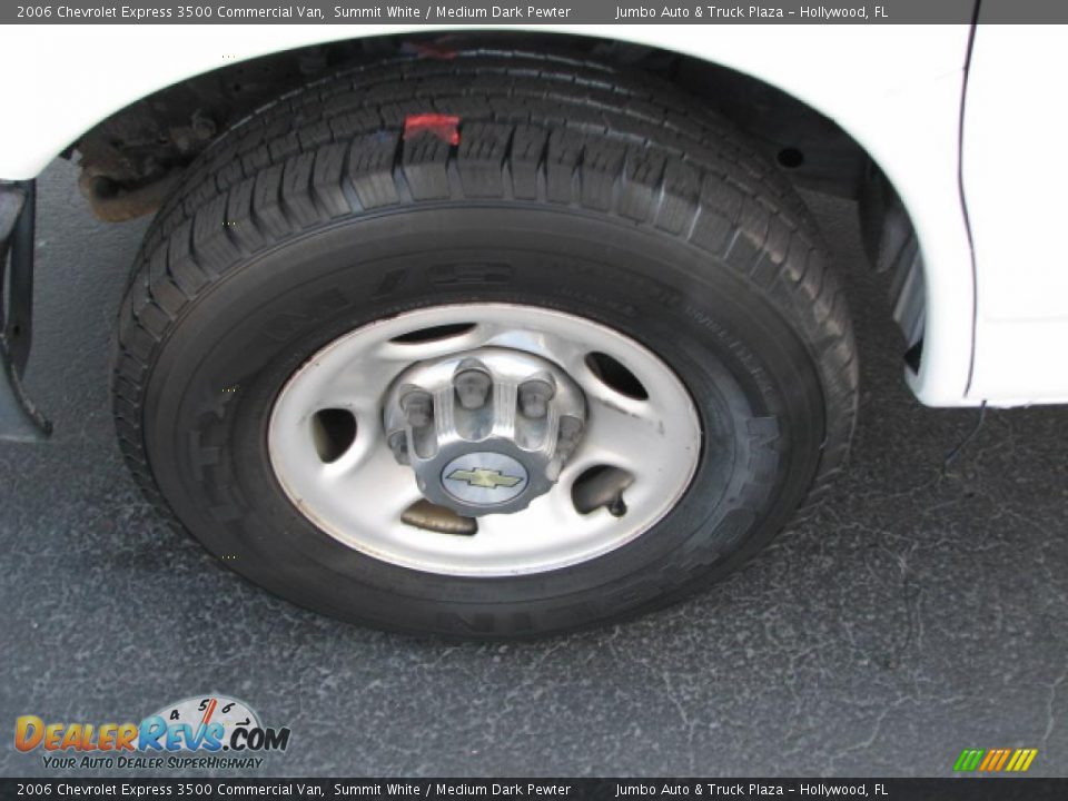 2006 Chevrolet Express 3500 Commercial Van Summit White / Medium Dark Pewter Photo #25