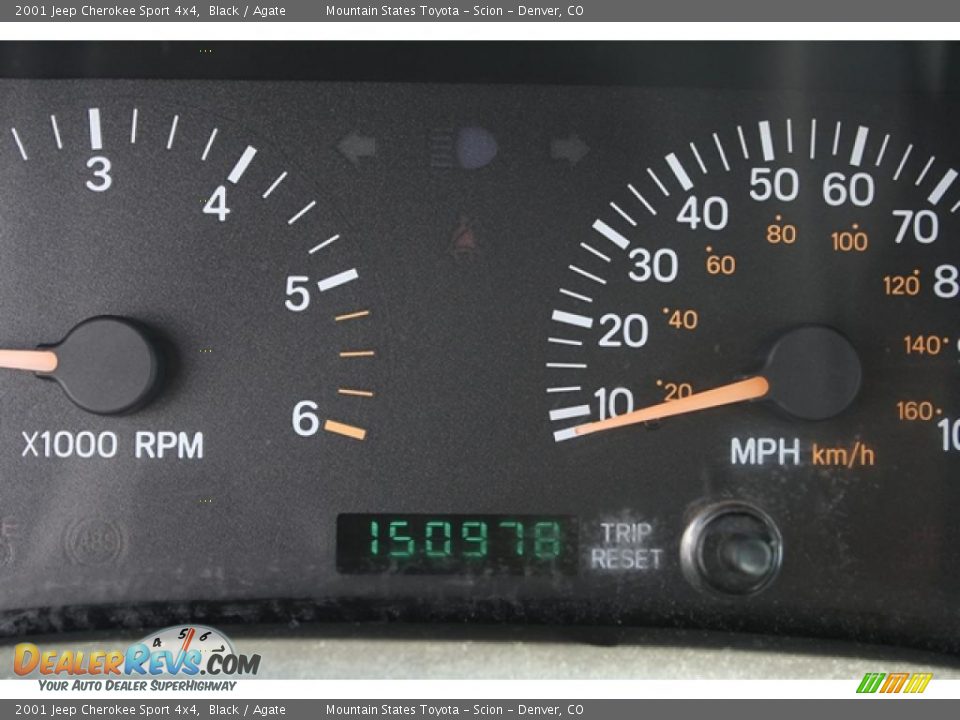 2001 Jeep Cherokee Sport 4x4 Black / Agate Photo #7