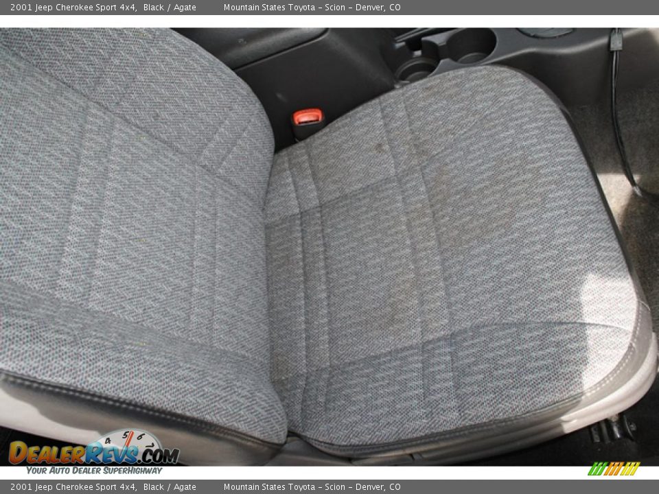 2001 Jeep Cherokee Sport 4x4 Black / Agate Photo #11