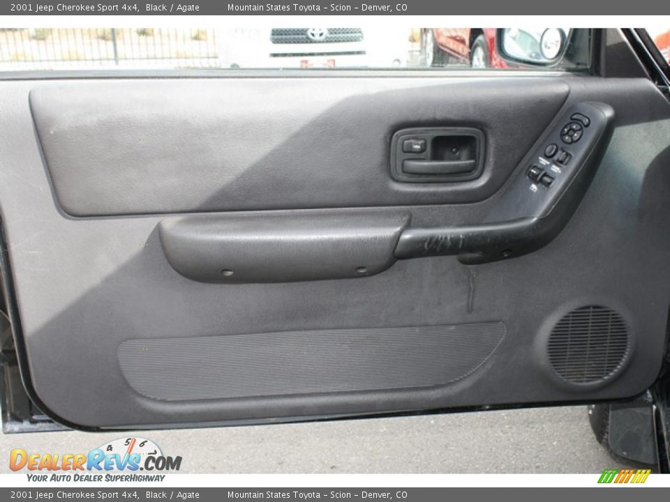 2001 Jeep Cherokee Sport 4x4 Black / Agate Photo #12