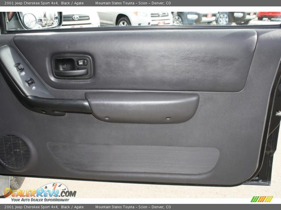 2001 Jeep Cherokee Sport 4x4 Black / Agate Photo #13