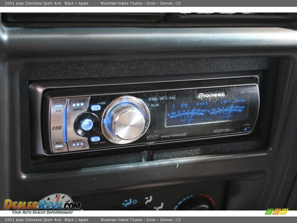 2001 Jeep Cherokee Sport 4x4 Black / Agate Photo #15