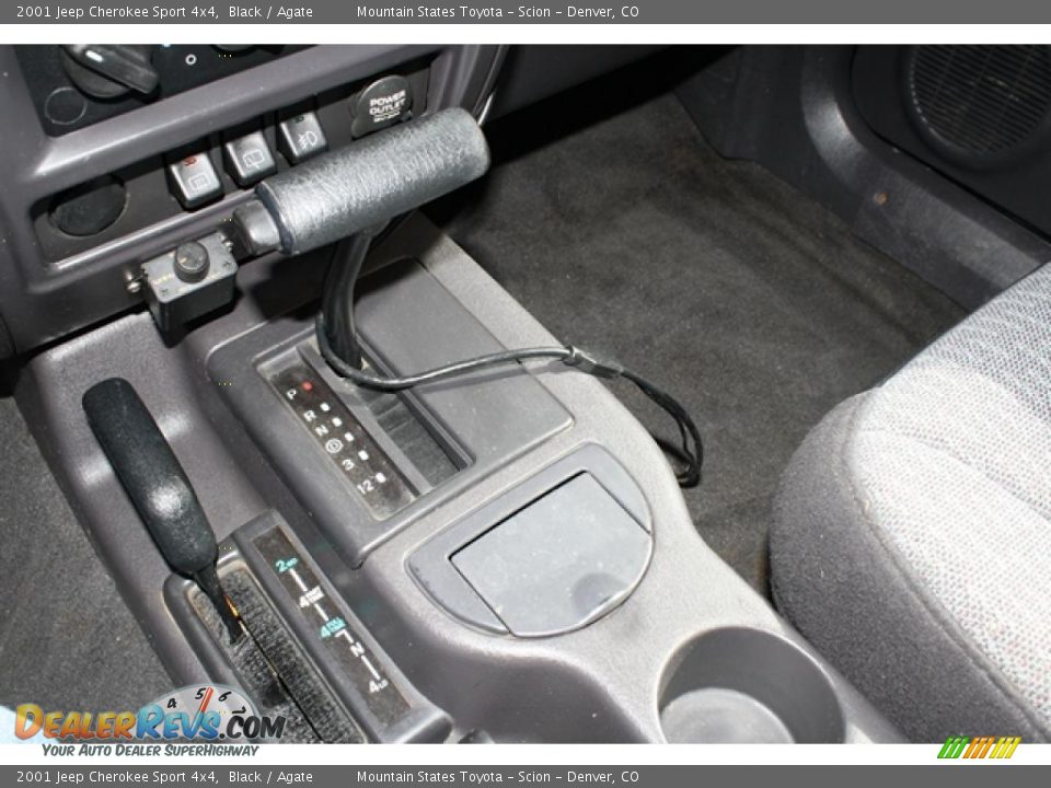 2001 Jeep Cherokee Sport 4x4 Black / Agate Photo #18