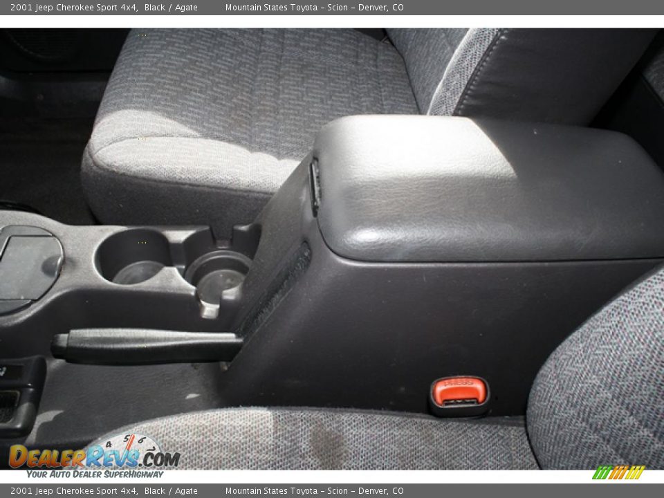 2001 Jeep Cherokee Sport 4x4 Black / Agate Photo #19