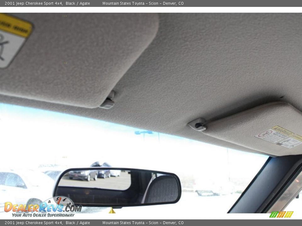 2001 Jeep Cherokee Sport 4x4 Black / Agate Photo #20