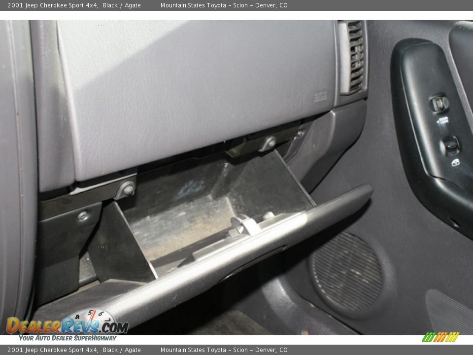2001 Jeep Cherokee Sport 4x4 Black / Agate Photo #21