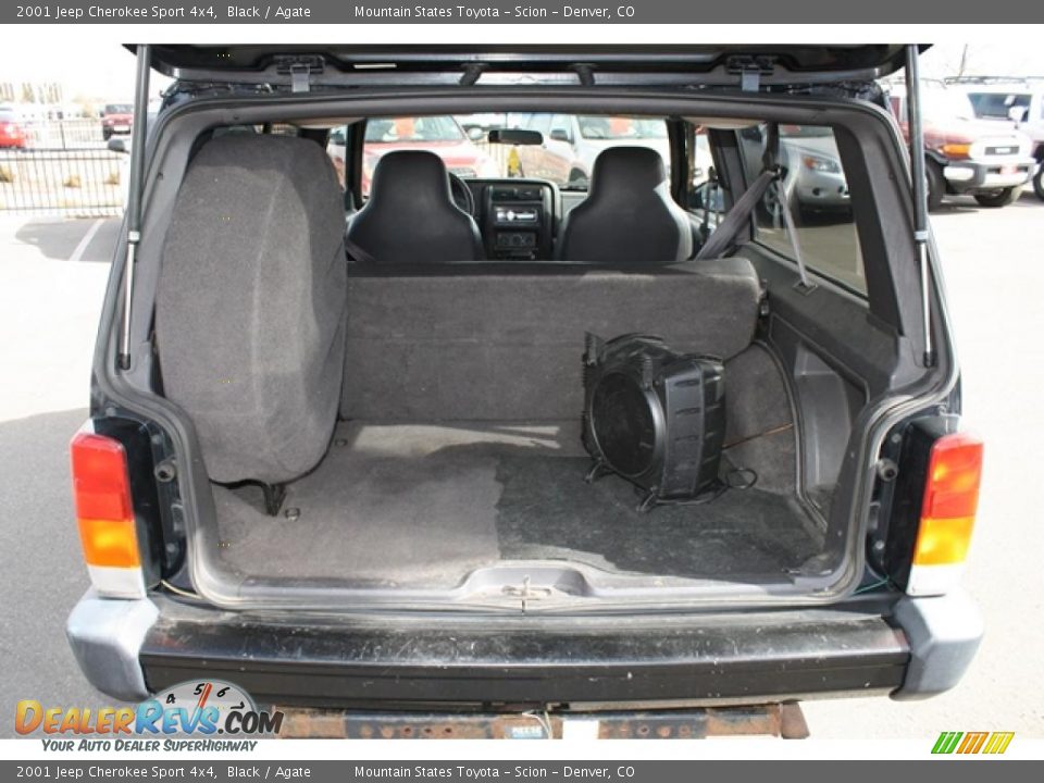 2001 Jeep Cherokee Sport 4x4 Black / Agate Photo #22