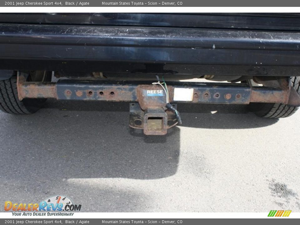 2001 Jeep Cherokee Sport 4x4 Black / Agate Photo #23