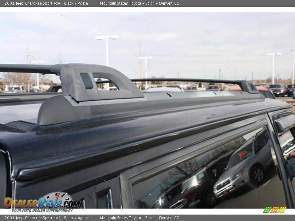 2001 Jeep Cherokee Sport 4x4 Black / Agate Photo #24